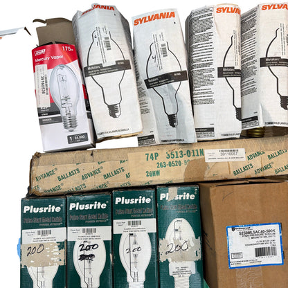 Large Mixed Lot HID / HPS / Metal Halide & Halogen Lamps + Ballasts – School Sur