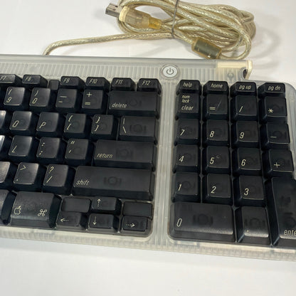 Apple USB Wired Keyboard Model M2452 Graphite/Translucent w/ Numeric Keypad