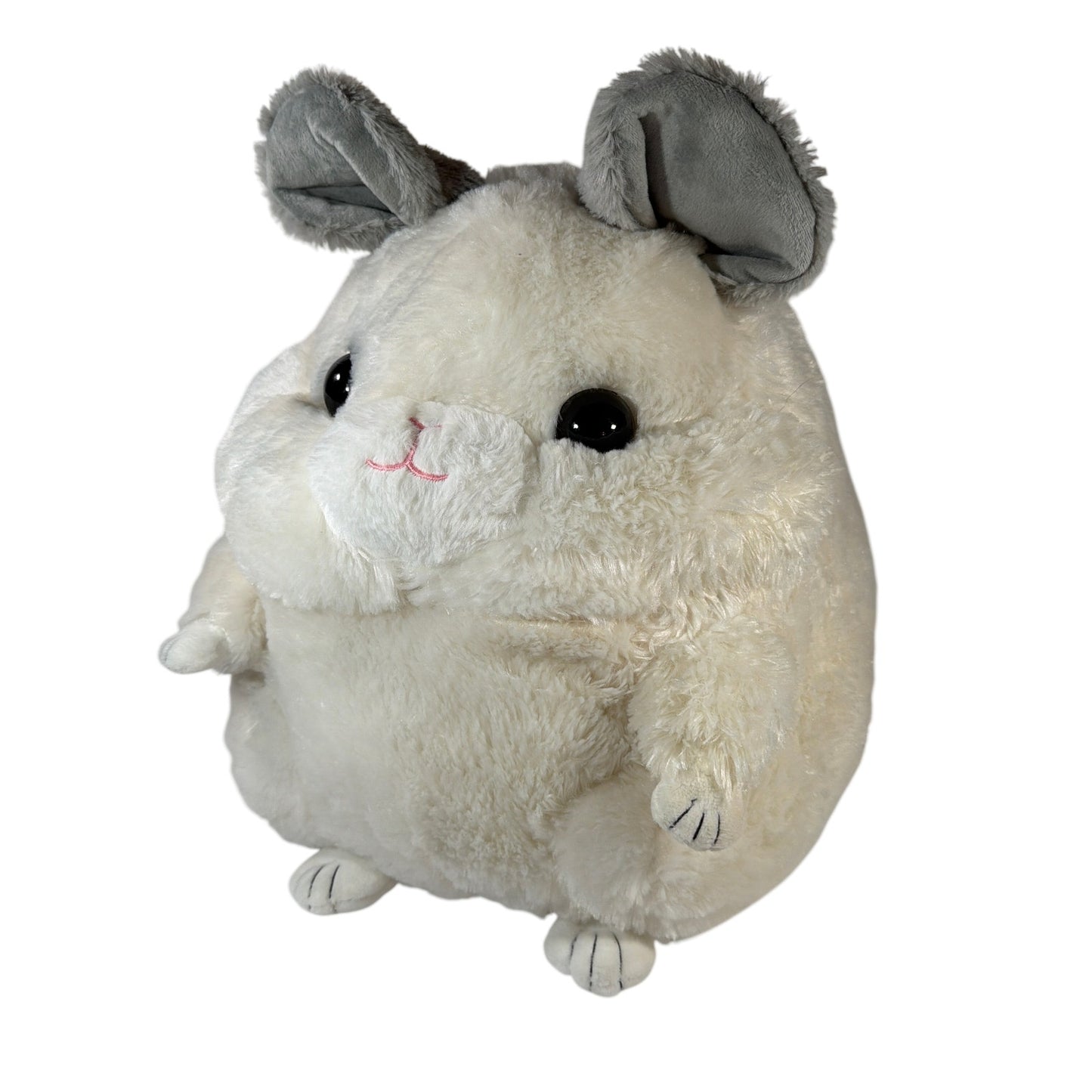 Amuse Maru-Moff Chinchilline Mochimaru White Chinchilla Plush 13.5 in