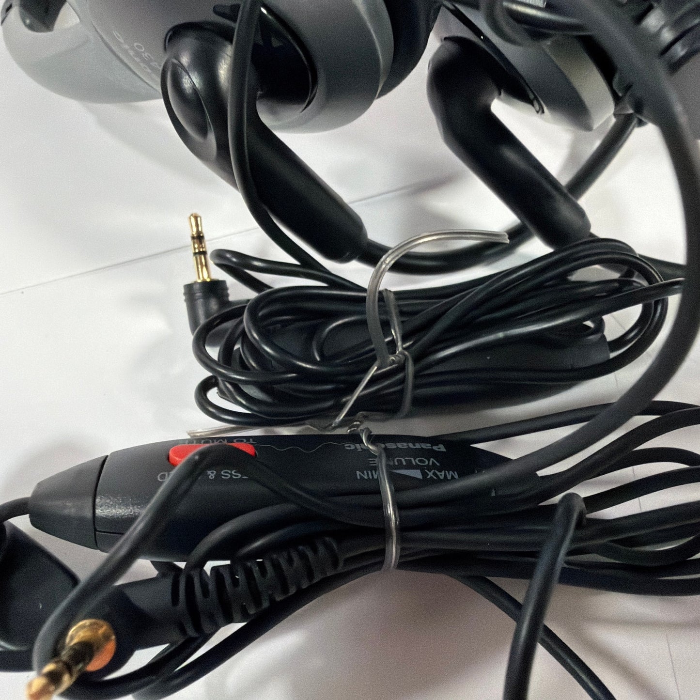 Lot of 2 Panasonic KX-TCA430 2.5mm Wired Headsets Tested