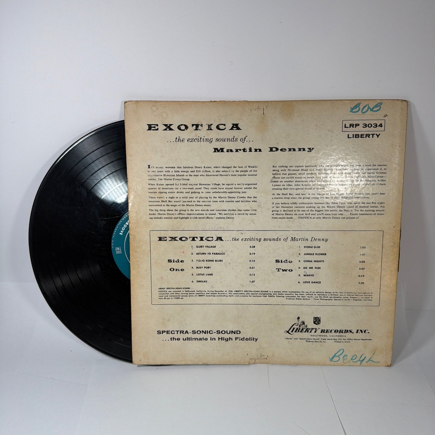 Martin Denny – Exotica LP Liberty Records LRP-3034 Vinyl