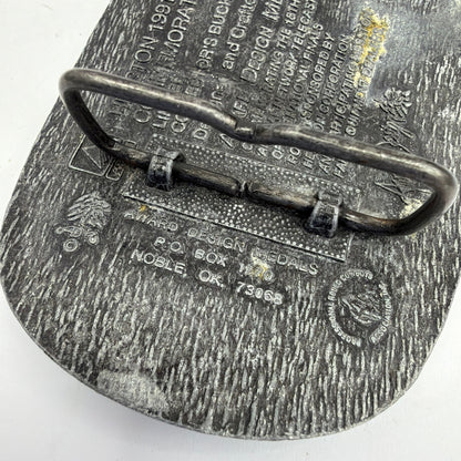 Hesston 1991 National Finals Rodeo NFR Commemorative Belt Buckle