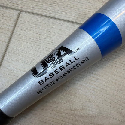 Rawlings TBR2T 24 in Youth Tee Ball Bat Silver Blue