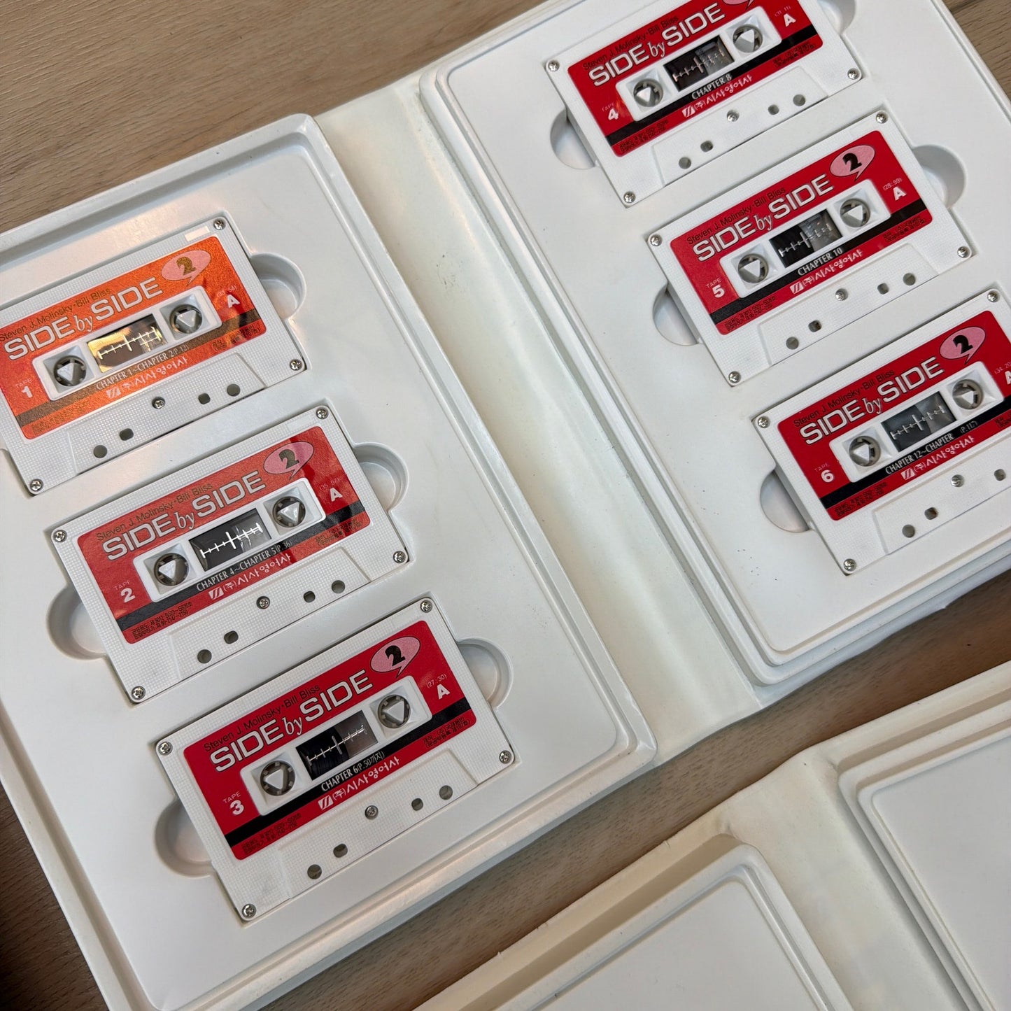 Side by Side Cassette Tapes Levels 1-4 Steven J Molinsky Bill Bliss YBM
