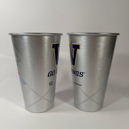 Coors Light Washington Huskies Aluminum Cups Set of 2 2019