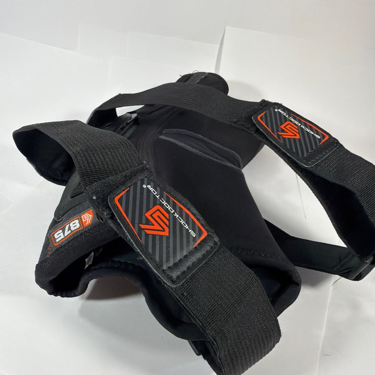 Shock Doctor Neoprene Knee Brace Support Large Black Orange