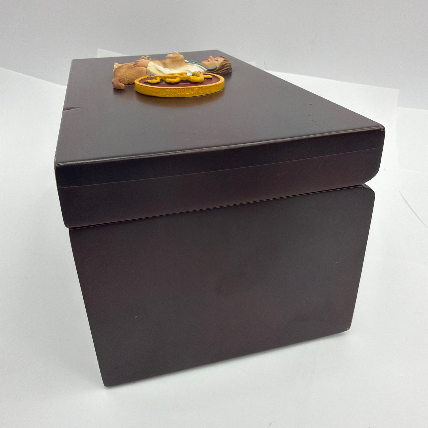 Vanmark VetCare Veterinarian Dog Hinged Keepsake Box Handcrafted China