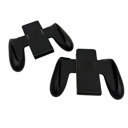 Nintendo Switch Joy-Con Grip HAC-011 Lot of 2 Black