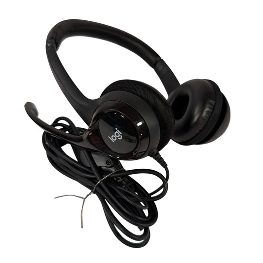 Logitech Wired Stereo Headset with Microphone Black