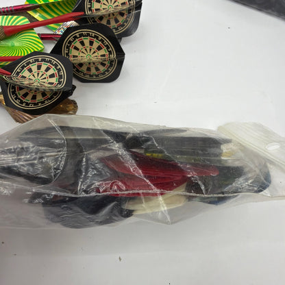 Lot of 10 Vintage Soft Tip Darts With Flights and Viper Tufflex Tips