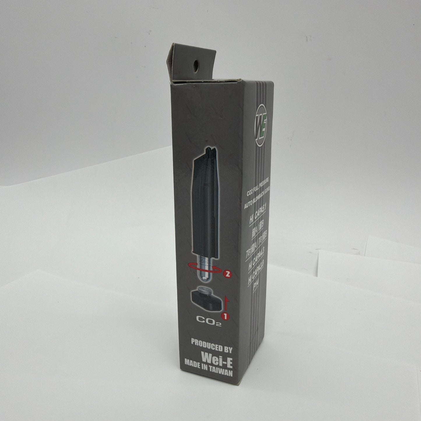 WE Tech WE-MG-3.8-CO2 28rd Baby Hi-Capa CO2 Airsoft Magazine Black