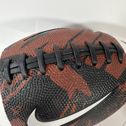 Nike Spin NF1052 11 Inch Football Brown Black White 11Lbs