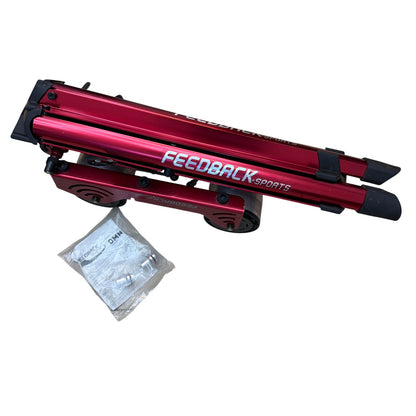 Feedback Sports Omnium Over-Drive Portable Bike Trainer 17084 Red As-Is