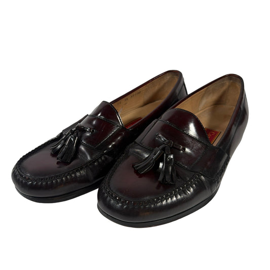Cole Haan City Tassel Loafers Mens 11 3E Oxblood Leather Style 51150