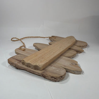 Rustic Wooden Beach Hanging Sign 14 x 9 x 1 in