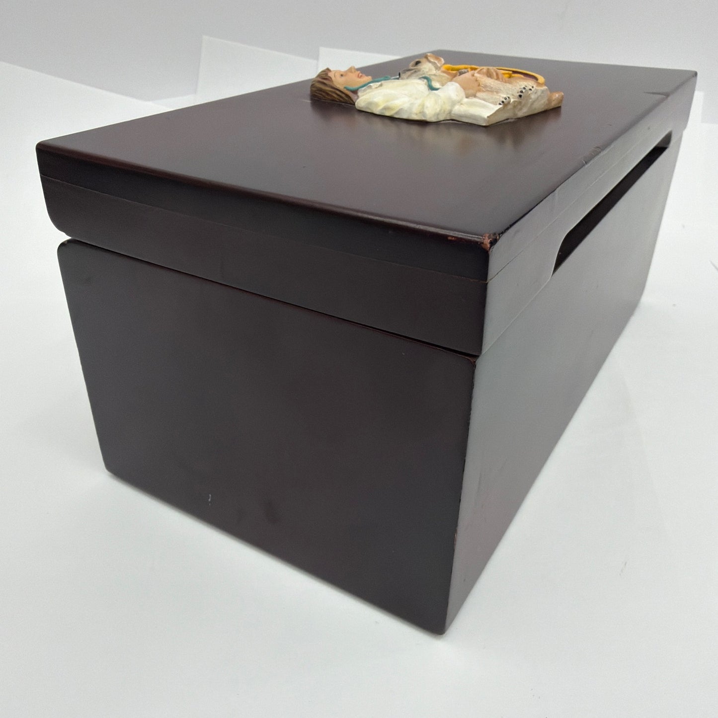Vanmark VetCare Veterinarian Dog Hinged Keepsake Box Handcrafted China
