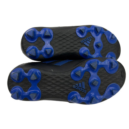 Adidas Kids Firm Ground Soccer Cleats Black/Blue Size 11K
