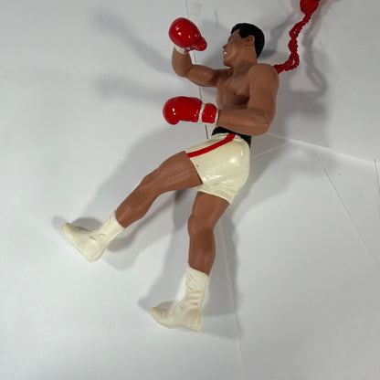 Hallmark 1999 Boxer Hanging Ornament Figure With Red Tassel Approx 5 in