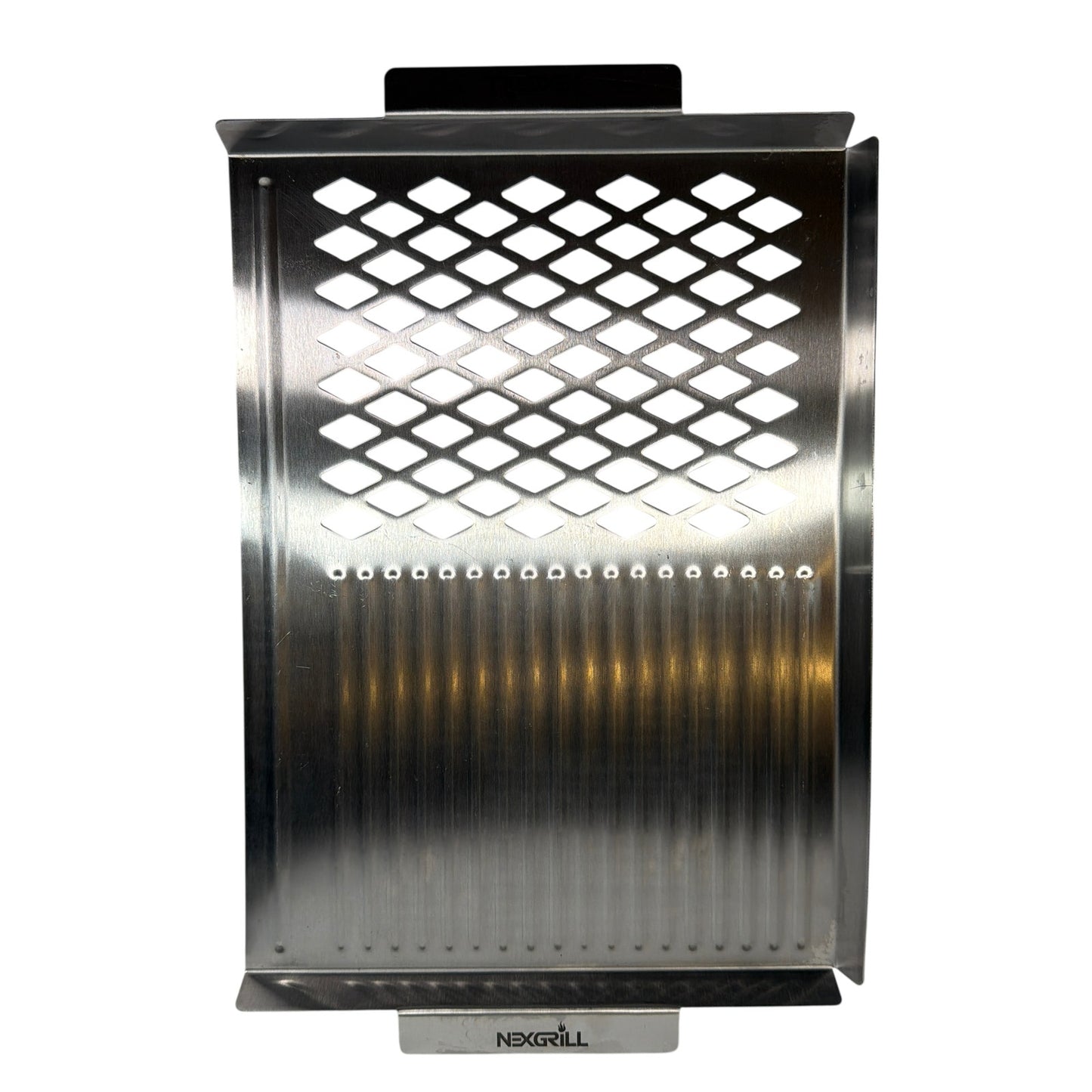 Nexgrill 650-0002 Stainless Steel Grill Topper With Raised Sides