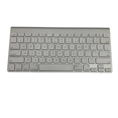 Apple Wireless Keyboard A1314 Silver Aluminum Bluetooth - Tested Working