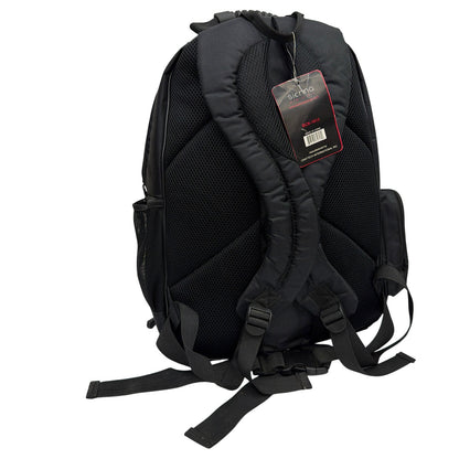 Sienna BCK-151B Black Gray Multi-Compartment Backpack