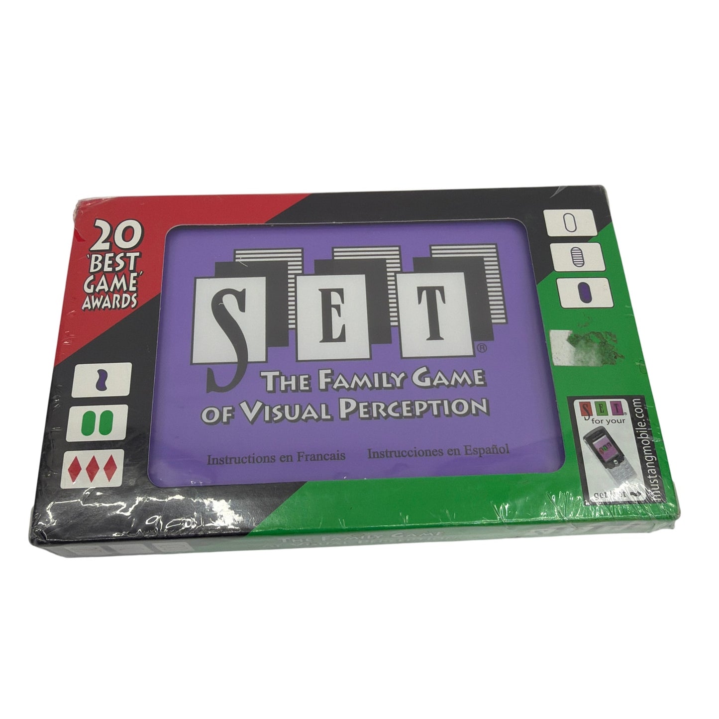 SET Enterprises SET The Family Game of Visual Perception Sealed 1991 Card Game