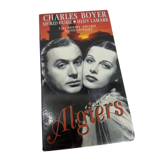 Algiers VHS Sealed Alpha Video Charles Boyer Hedy Lamarr Sigrid Gurie
