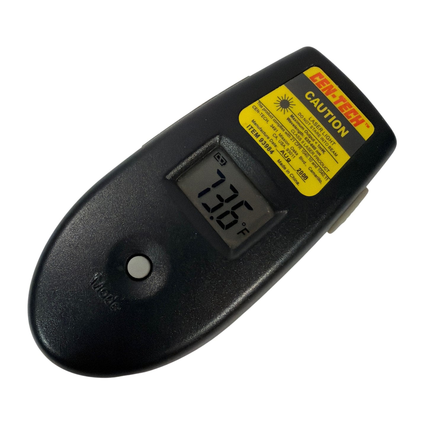 CEN-TECH 93984 Infrared Thermometer Laser Temperature Gun Black