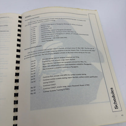 USS Kidd DDG-993 Information for Prospective Plankowners Manual November 1980