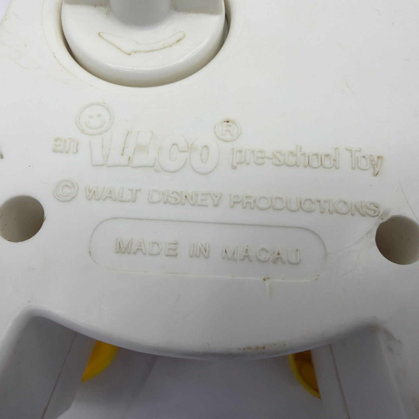 Vintage Illco Disney Mickey Mouse Wind-Up Preschool Toy Tested Working