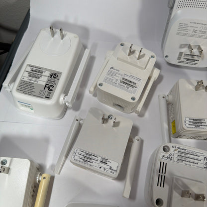 Mixed Lot Wi‑Fi Range Extenders Linksys Netgear TP‑Link Belkin Untested