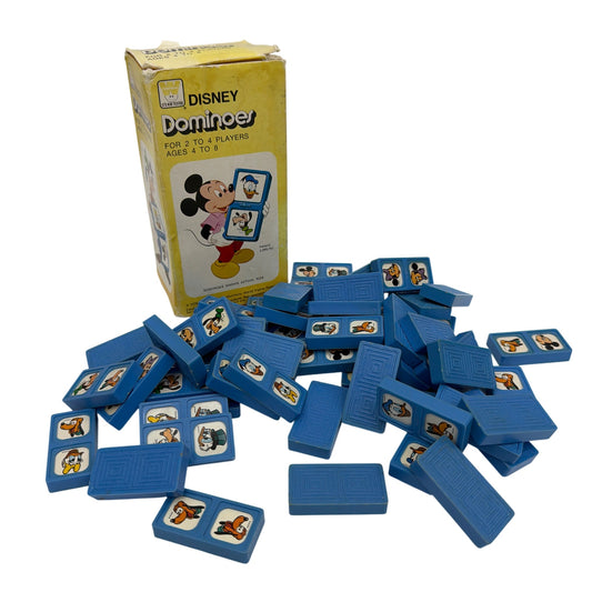 Vintage 1976 Disney Dominoes 56 Piece Set Western Publishing 4245