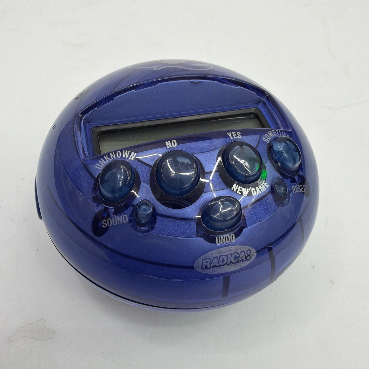 Radica 20Q Handheld Electronic Game Blue 2005 Non-Working As-Is
