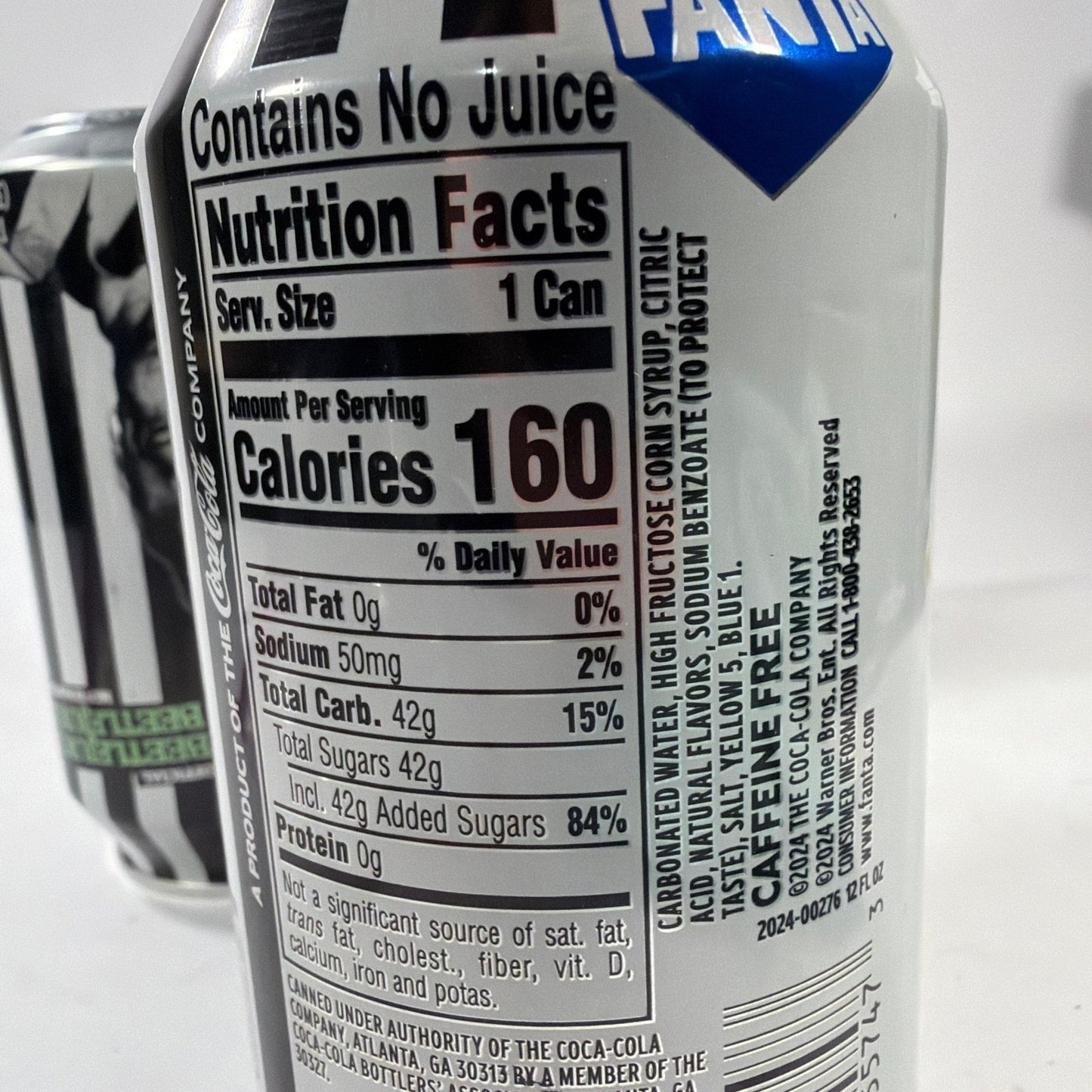 Fanta Haunted Apple Beetlejuice Limited Edition 12 oz Cans Sealed Lot of 4
