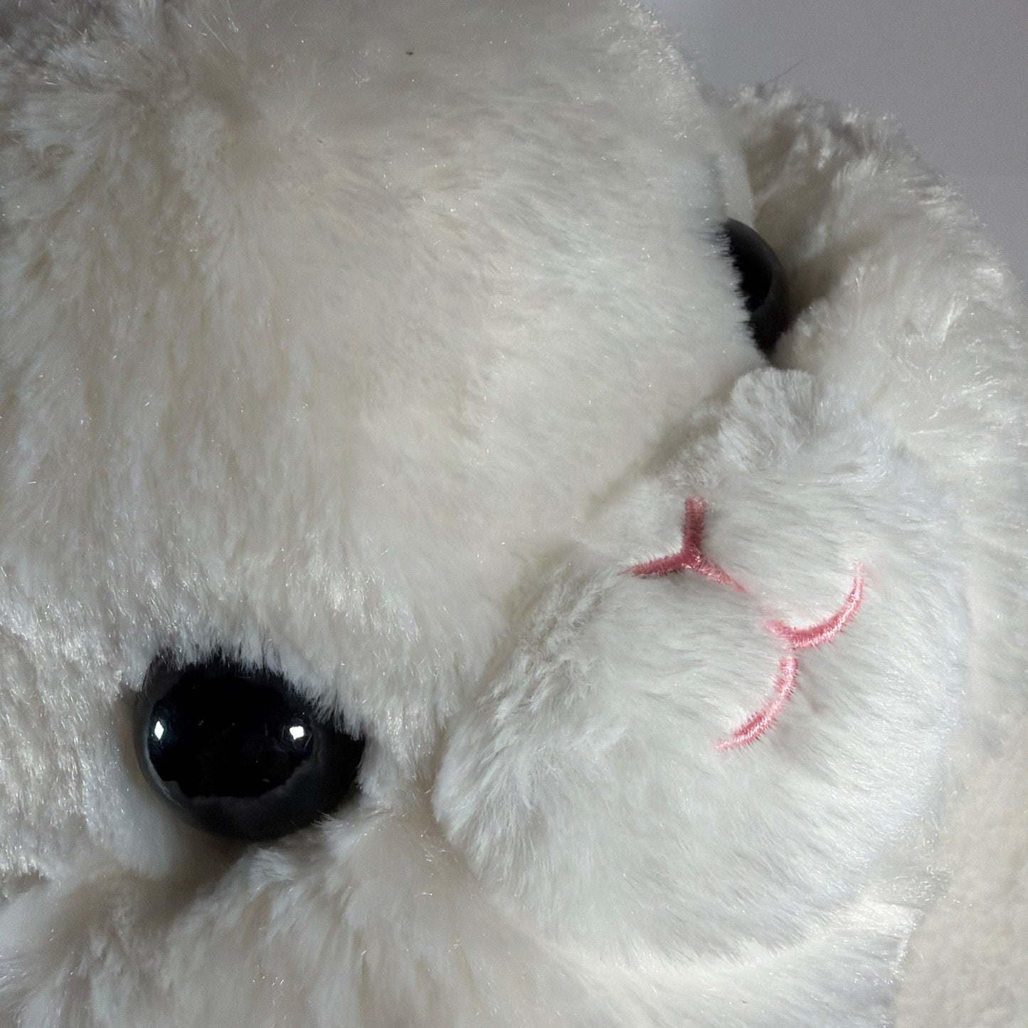 Amuse Maru-Moff Chinchilline Mochimaru White Chinchilla Plush 13.5 in