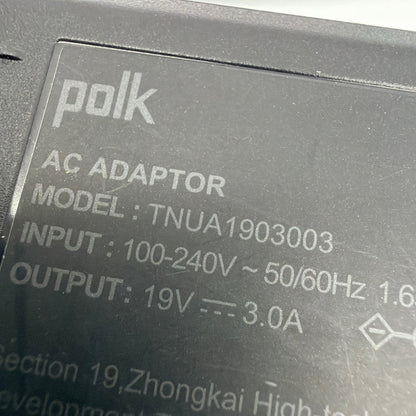 Polk TNUA1903003 AC Adapter 19V 3A Power Supply With Cord