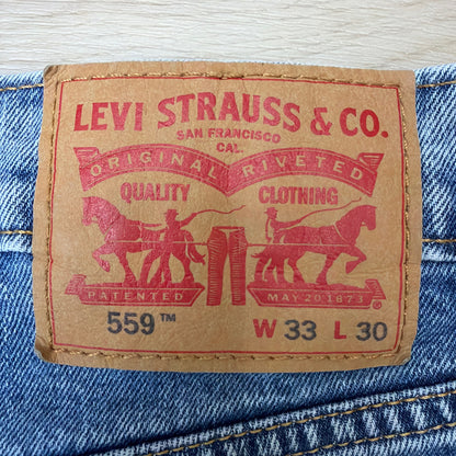 Levi's 559 Jeans 33x30 Blue Denim