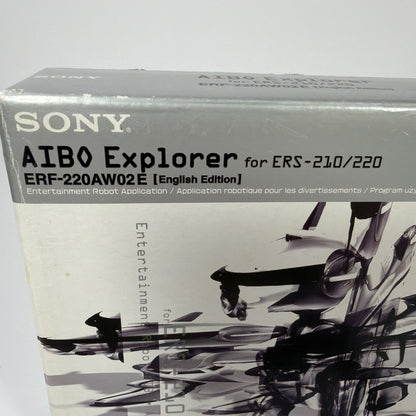 Sony AIBO Explorer ERF-220AW02E Box and Manuals Only for ERS-210 ERS-220
