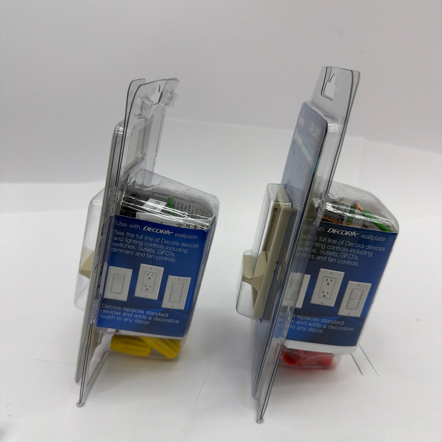 Leviton Decora SureSlide 6621-I 6631-LI 600W Ivory Slide Dimmer Lot of 2