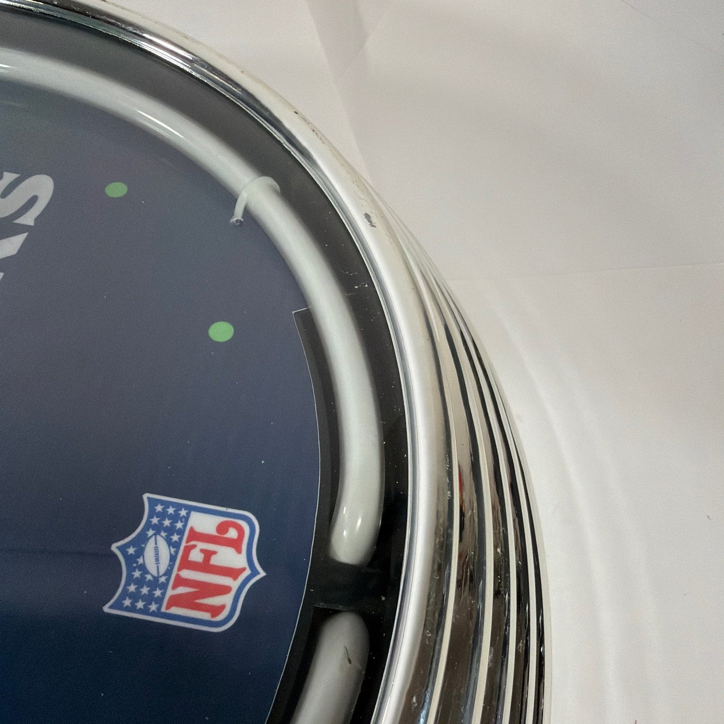 Seattle Seahawks NFL Lighted Neon Wall Clock 15 Inch