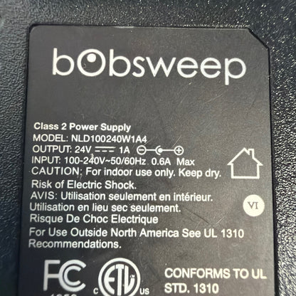 bObsweep 24V 1A Power Supply Adapter NLD100240W1A4 Tested Working