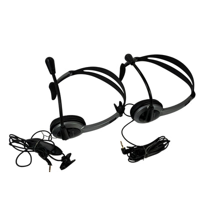 Lot of 2 Panasonic KX-TCA430 2.5mm Wired Headsets Tested