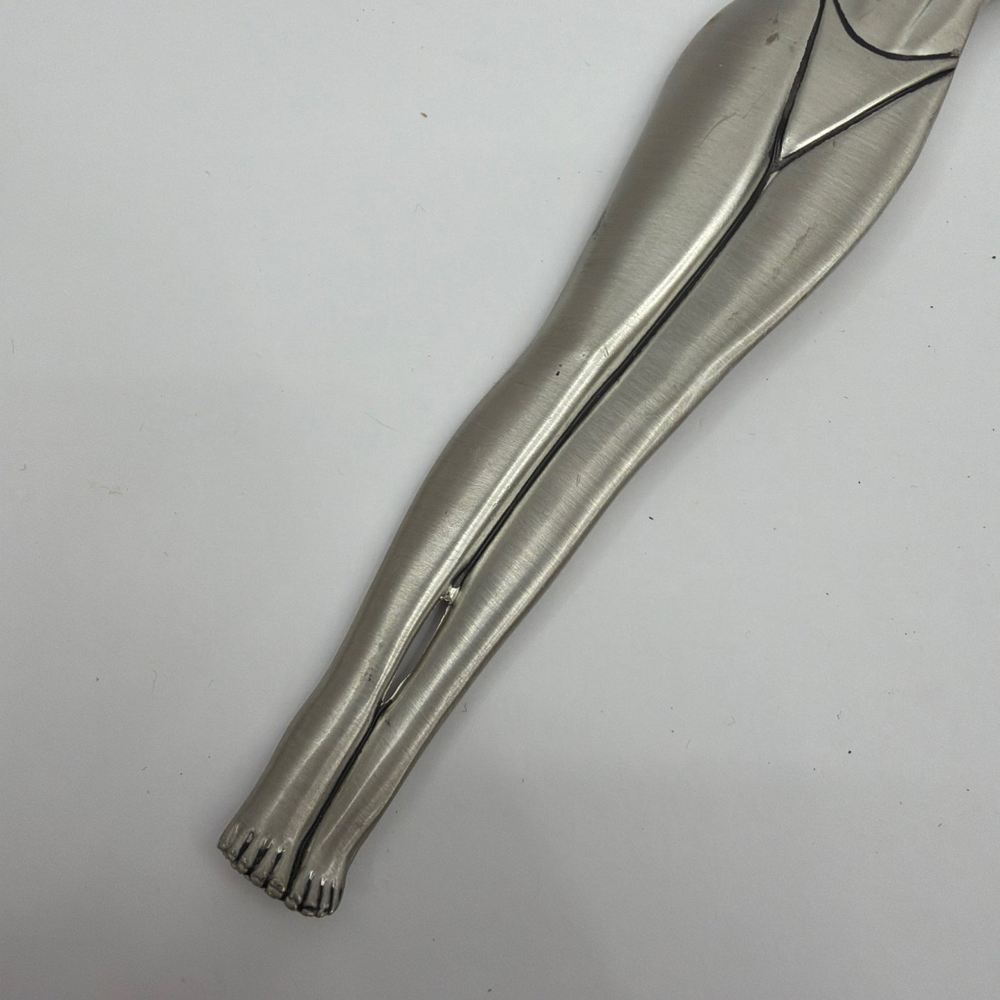 Hawaii Hula Girl Metal Bottle Opener 8 Inch Silver Souvenir