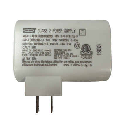 IKEA KMV-190-330-NA-3 19V 1.74A 33W Class 2 Power Supply Adapter
