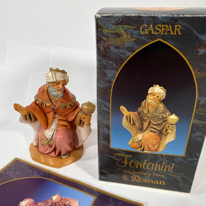 Fontanini Roman Gaspar King with Frankincense 5 Inch Nativity Figure 72515