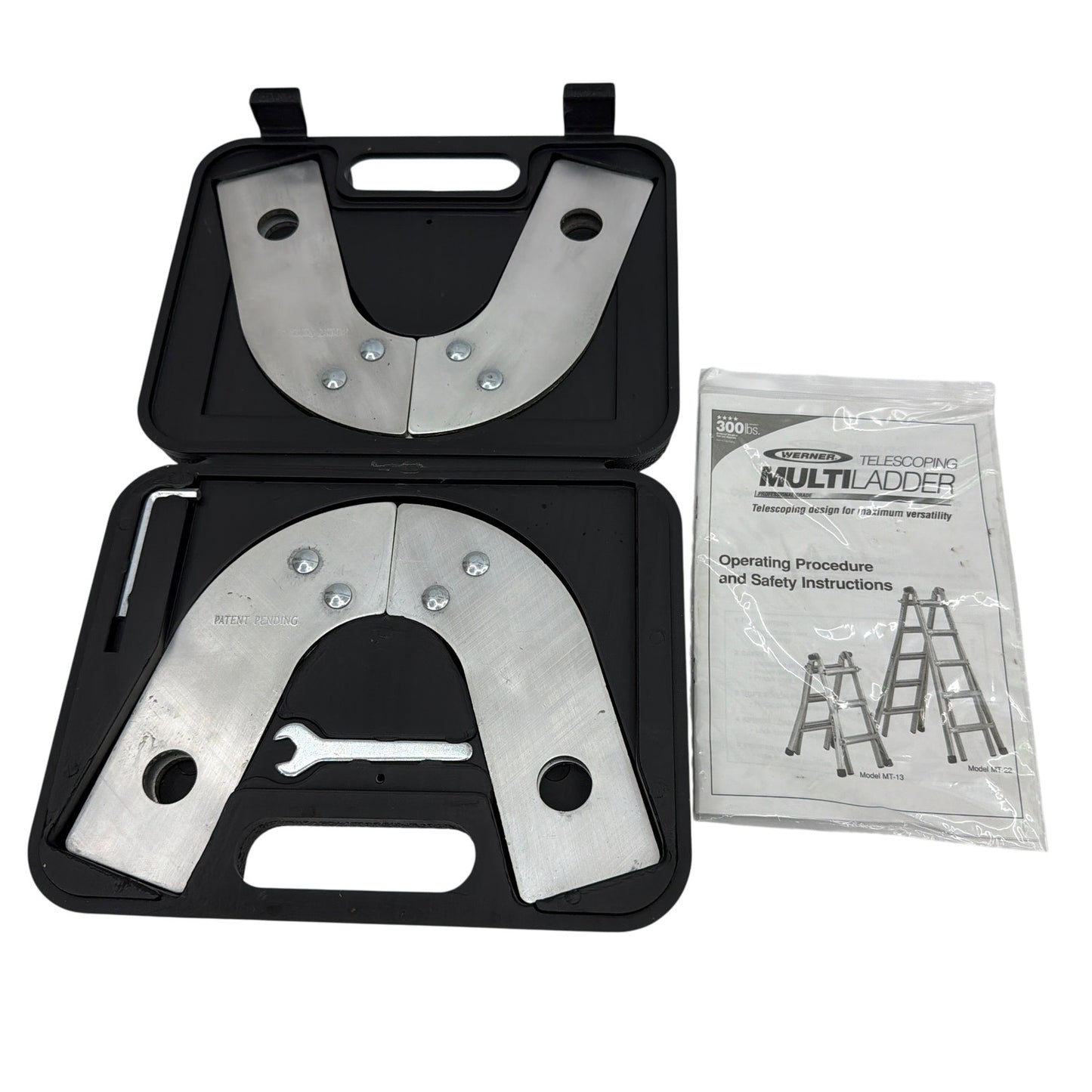 Werner Telescoping Multi Ladder Dynamic Hinge Kit 63648-01 w/ Case & Tools MT-13