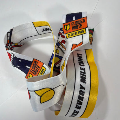 The Conqueror Flower Route Netherlands 66km Virtual Challenge Windmill Finisher Medal