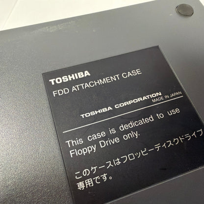 Toshiba FDD Attachment Case w External 3.5in Floppy Drive Module Gray Made in JP