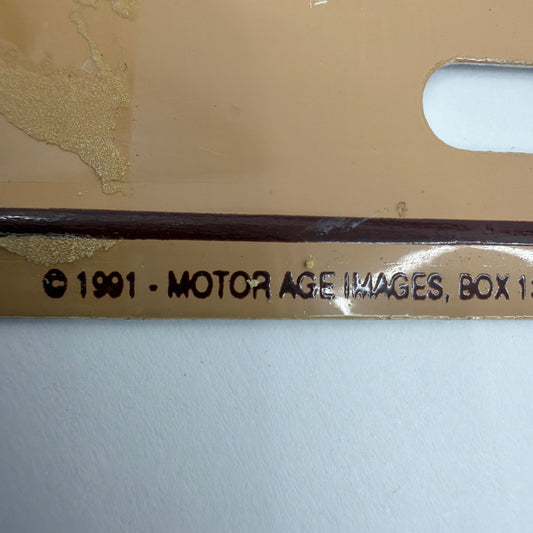 Vintage 1991 Operation Desert Storm Loved One Novelty License Plate