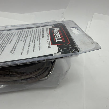 Russell R08839DS Stainless Rear Brake Line for Harley Softail FLST FLSTC FLSTF
